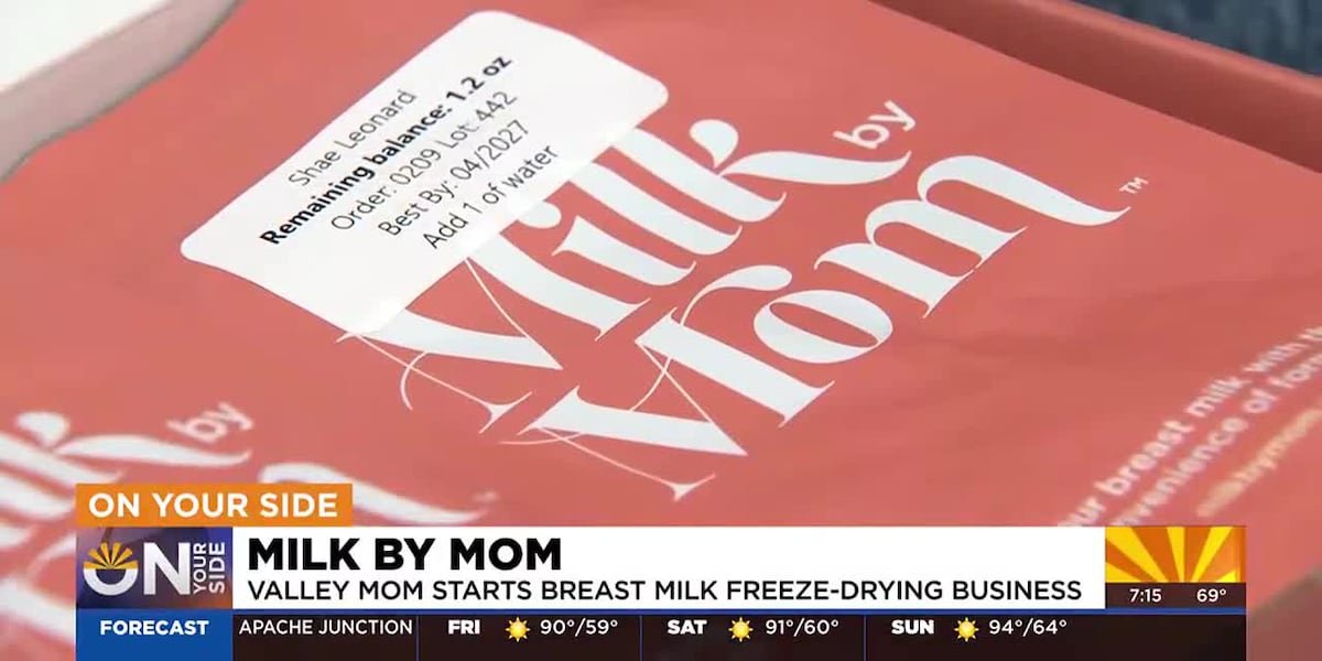 Meet the woman behind this breast milk freeze-drying business in Phoenix - Arizona's Family