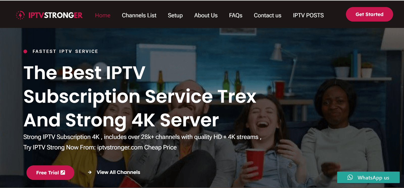 Strong IPTV Service Today | Free Trial 2 Hours